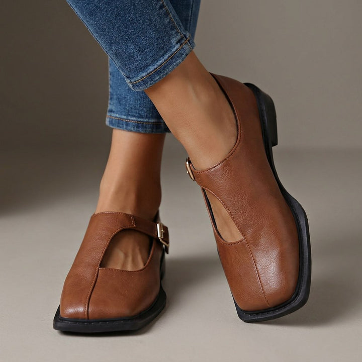 Inge | Eckige Ballerinas