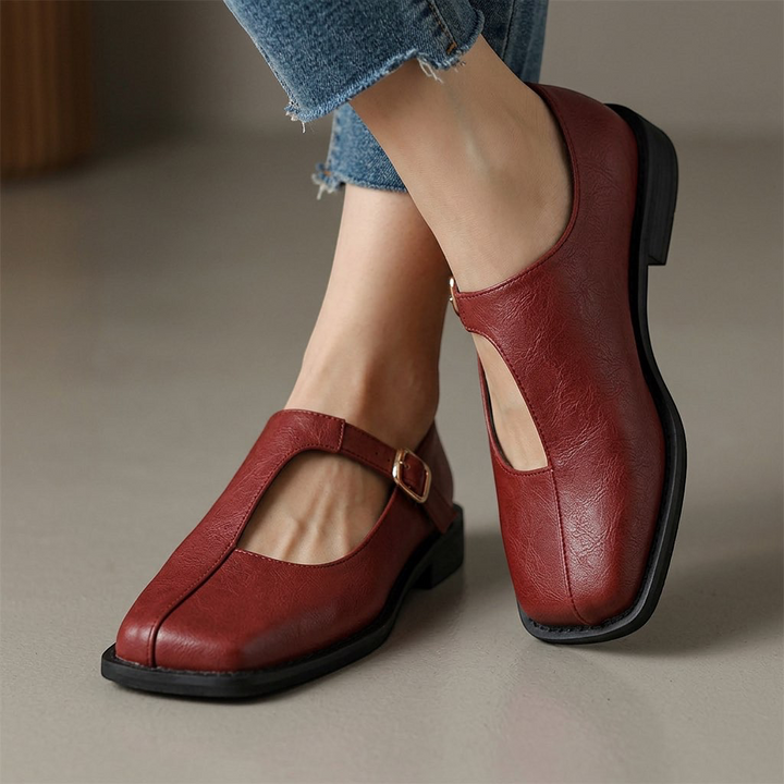 Inge | Eckige Ballerinas