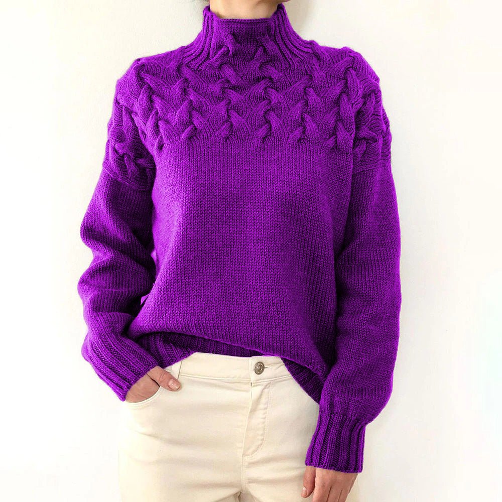 Elva | Gemütlicher Damen-Rollkragenpullover