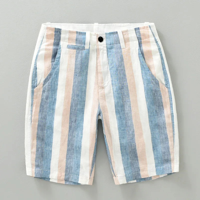 Zacharias | Leinen Shorts Kordelzug