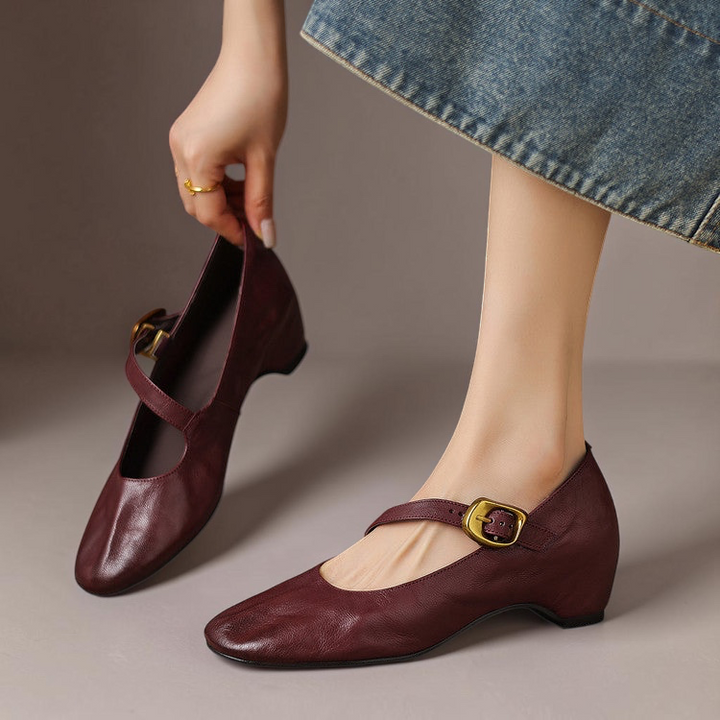 Lene | Runde Spangenschuhe