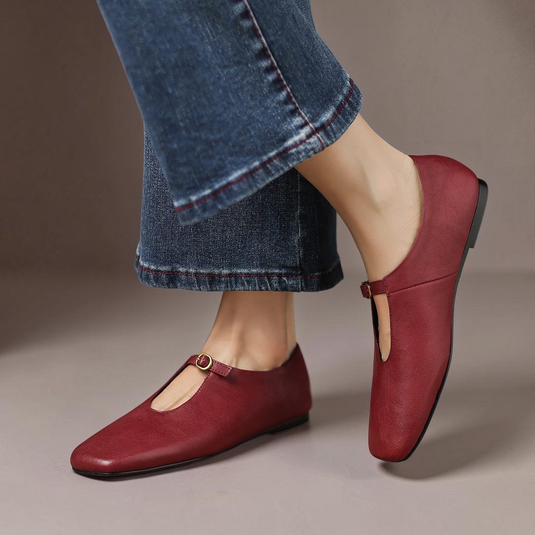 Mila | Flache Spangenschuhe