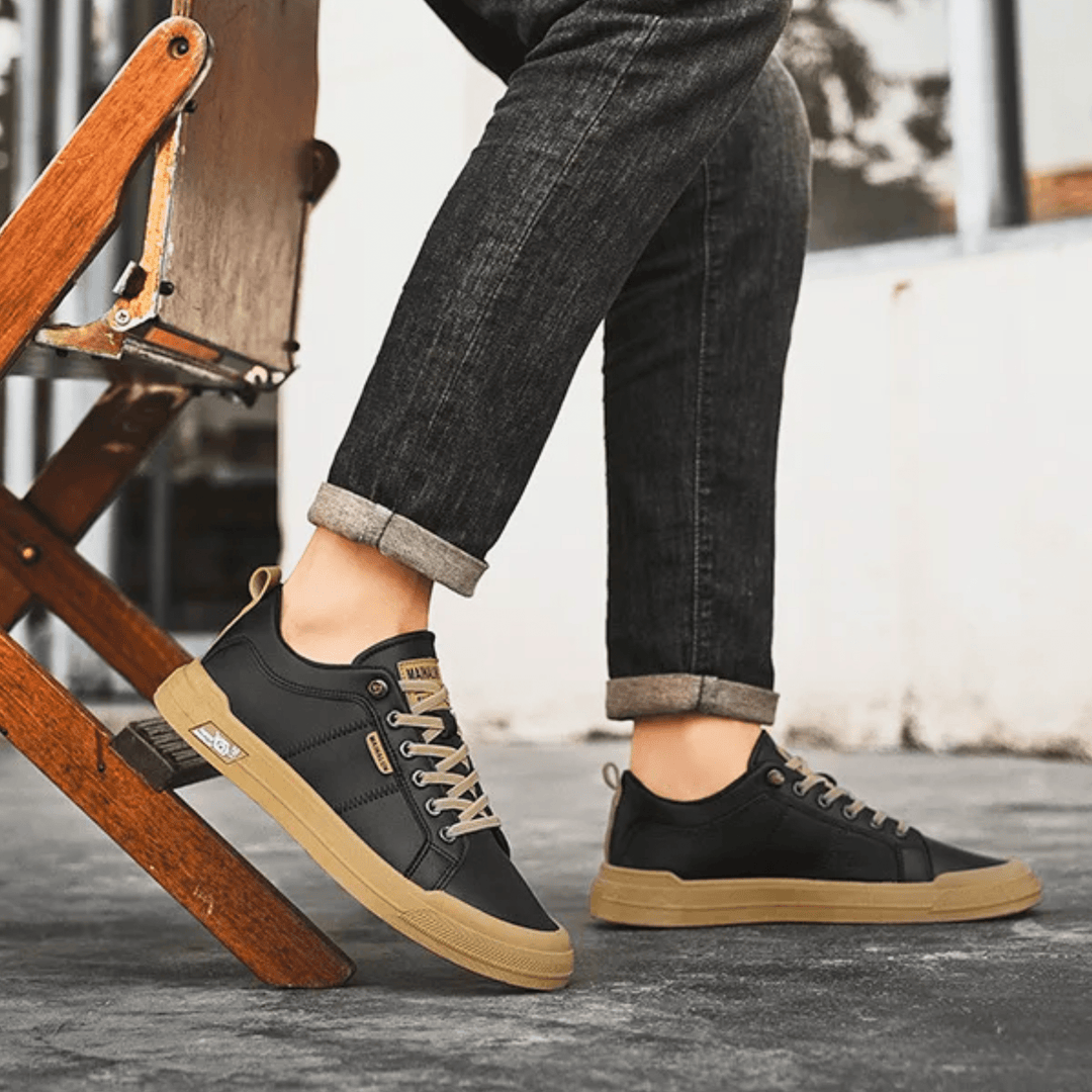 Jonas | Elegante Leder-Sneaker für Herren von Waltherhaus