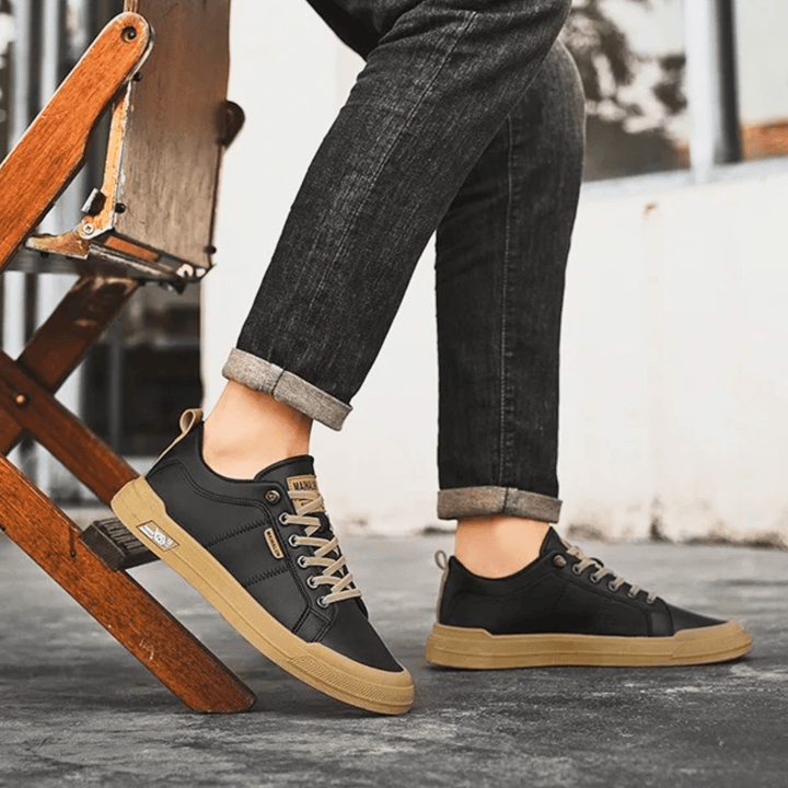Jonas | Elegante Leder-Sneaker für Herren von Waltherhaus
