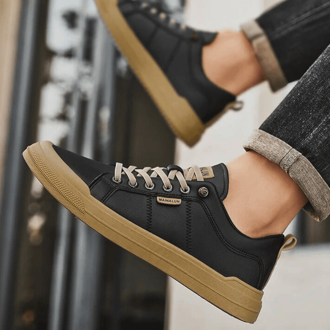 Jonas | Elegante Leder-Sneaker für Herren von Waltherhaus