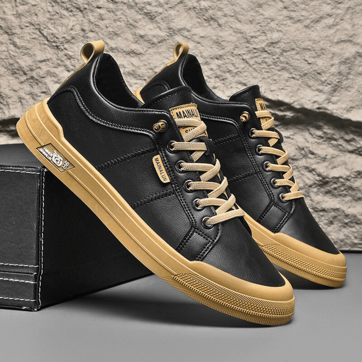 Jonas | Elegante Leder-Sneaker für Herren von Waltherhaus