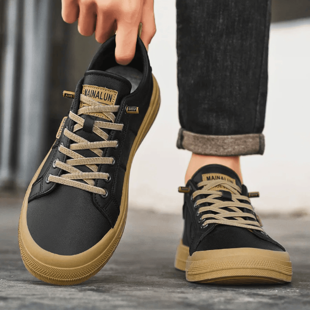 Jonas | Elegante Leder-Sneaker für Herren von Waltherhaus