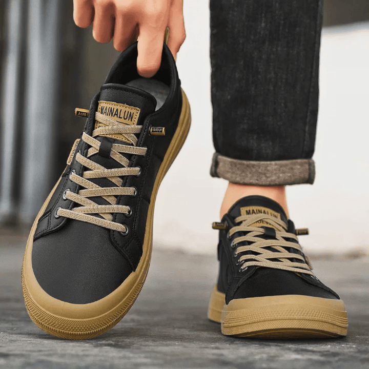 Jonas | Elegante Leder-Sneaker für Herren von Waltherhaus