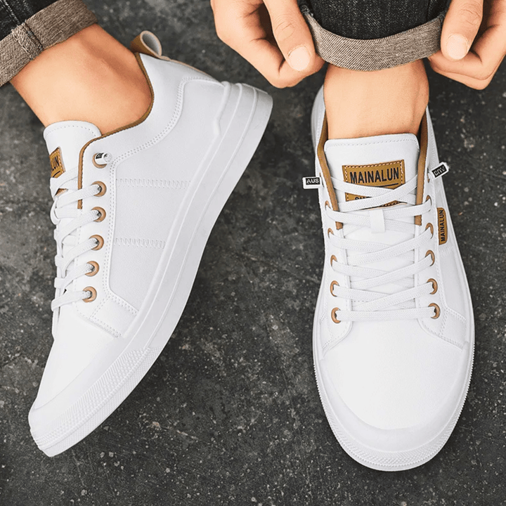 Jonas | Elegante Leder-Sneaker für Herren von Waltherhaus