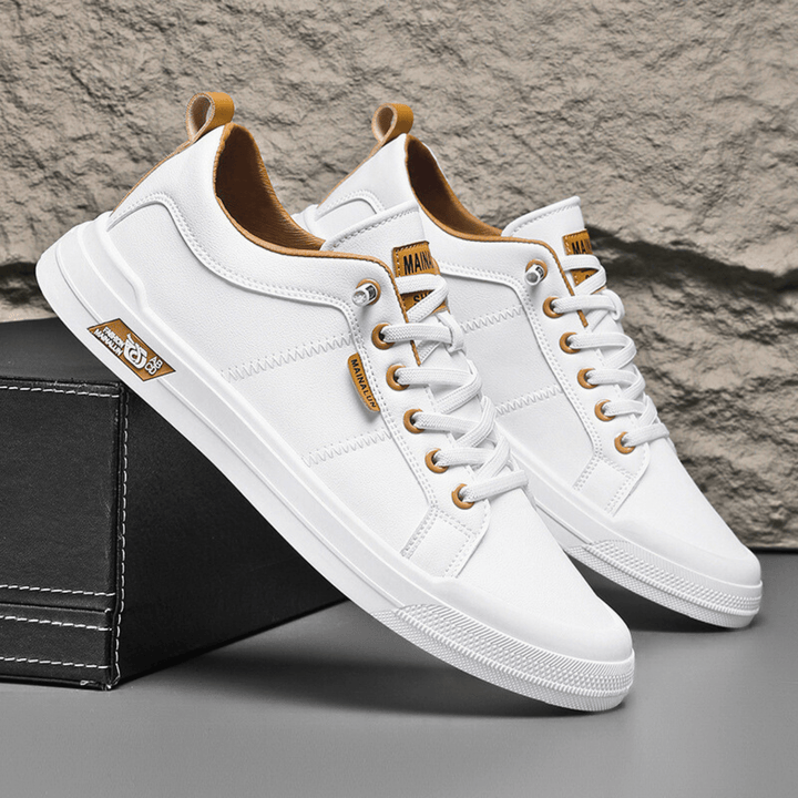 Jonas | Elegante Leder-Sneaker für Herren von Waltherhaus