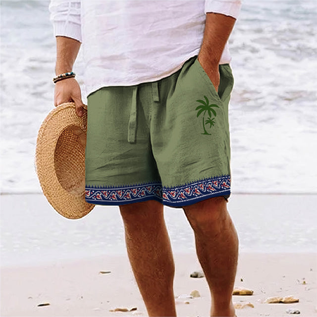 Stijn | Kokosnuss Print Shorts